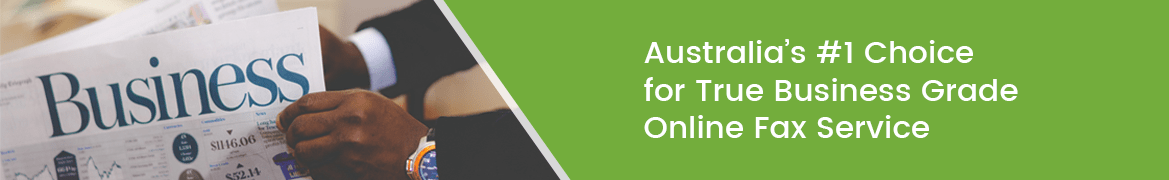 Banner for corporate and business grade messaging and online fax