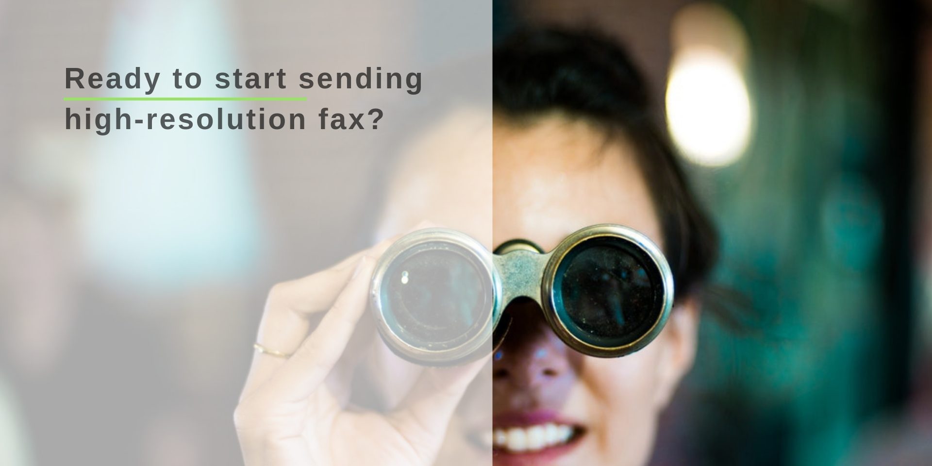 high resolution faxing