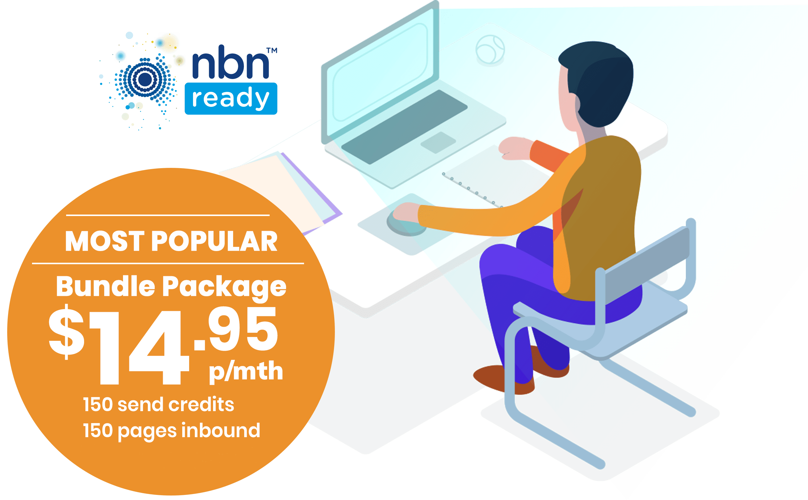 GoFax Bundled Pricing for Online Fax & SMS $14.95