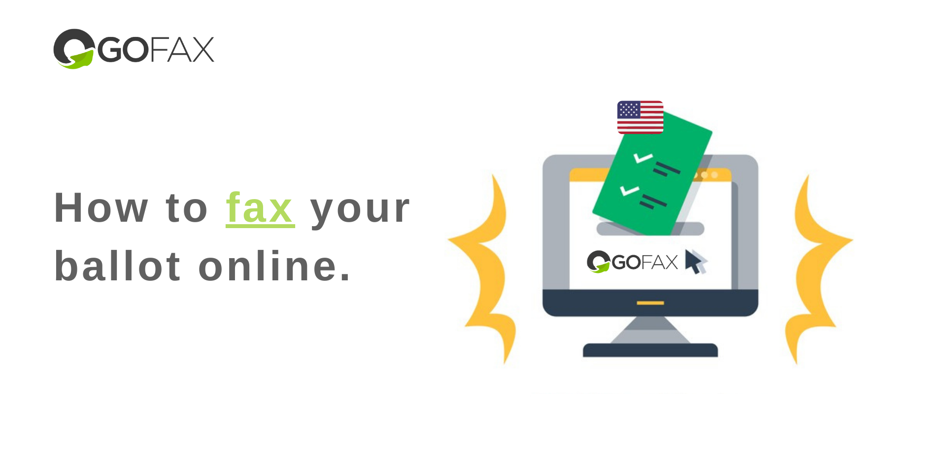How to fax your ballot online