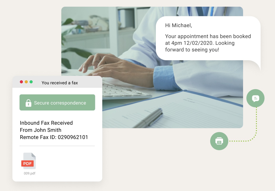 Industry-leading online fax & SMS solutions for healthcare