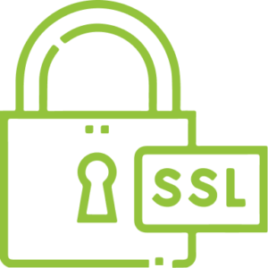 a lock with SSL icon