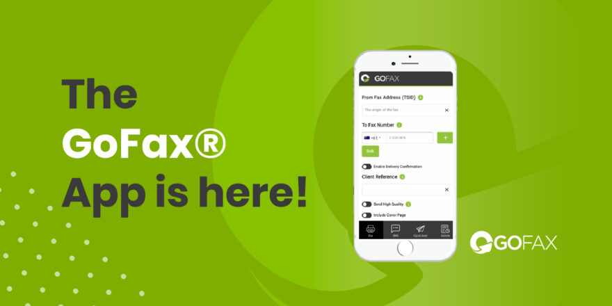 The GoFax® App is here!